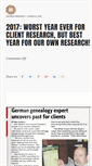 Mobile Screenshot of germangenealogist.com